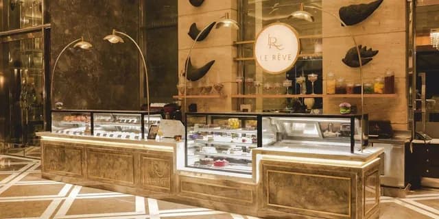 Le Reve Glass Display Cabinet backViewImage