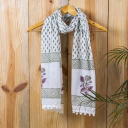 Ecstasy Printed Cotton Scarf